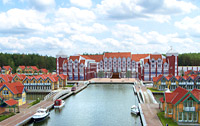 IFA Hotel vom Hafen aus betrachtet